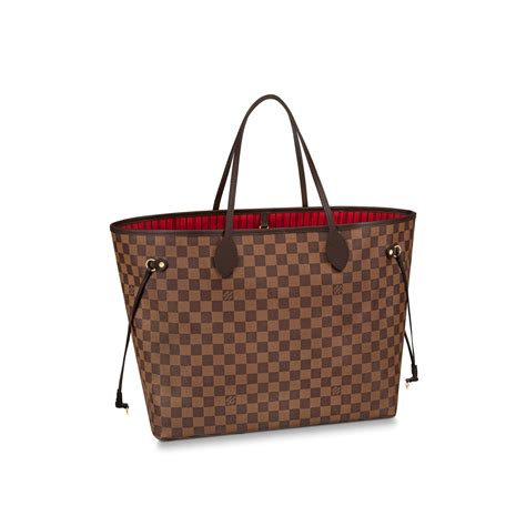 louis vuitton damier ebene canvas neverfull mm bag|Louis Vuitton damier Neverfull price.